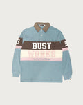 BY BATHING APE STRIPED RUGBY SHIRT MENS