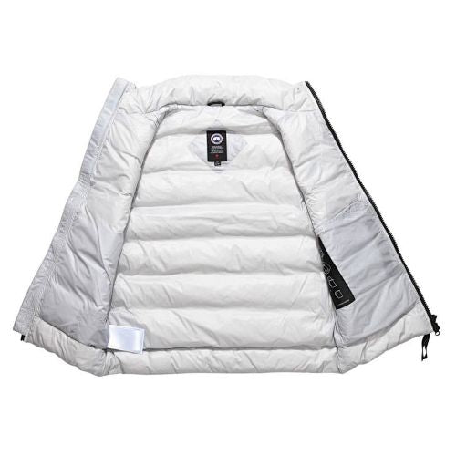 Canada Goose White Quilted Puffer Vest