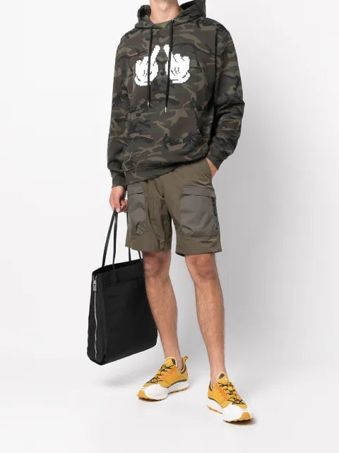 Mostly Heard Rarely Seen 8-Bit Double F-print cotton hoodie