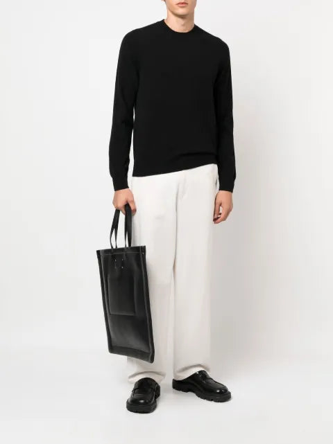 Comme Des Garçons Shirt crew neck long-sleeve sweater