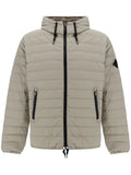 Herno lined jacket with logo appliqué