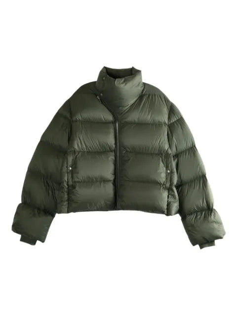 Rick Owens asymmetric zip puffer jacket