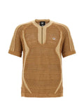 adidas x Clot half-zip knitted polo shirt