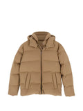 Boggi Milano bomber in wool-blend padded with goose down