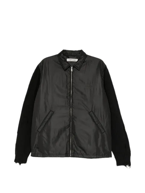 Undercover panelled zip-up jacket