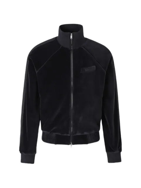 RHUDE velvet-effect raglan-sleeve sweatshirt