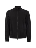 Peserico fine-knit wool zip-up cardigan