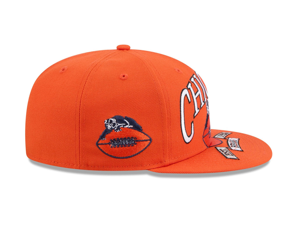 New Era 5950 Chicago Bears Oversized Fitted Hat