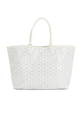 Goyard-style patterned tote