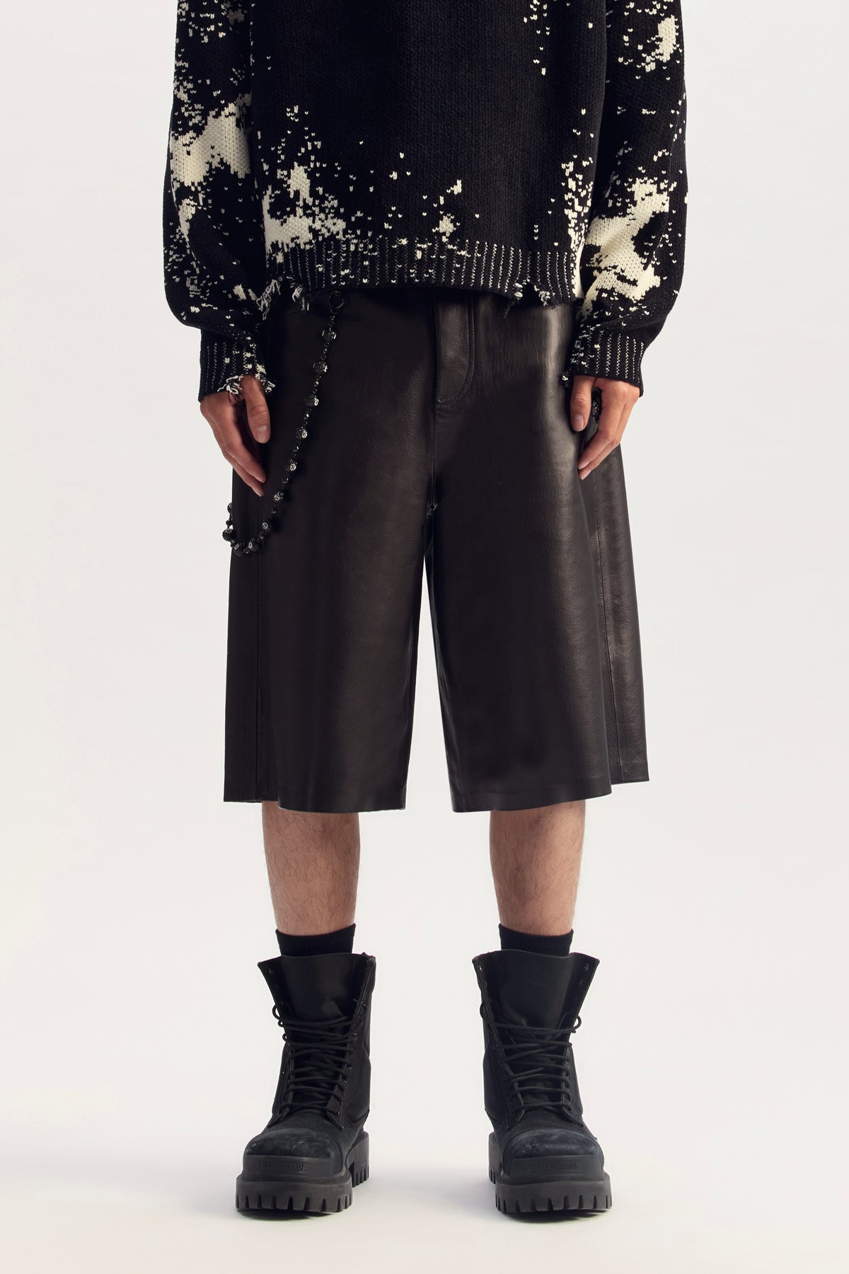 Tech Leather Short