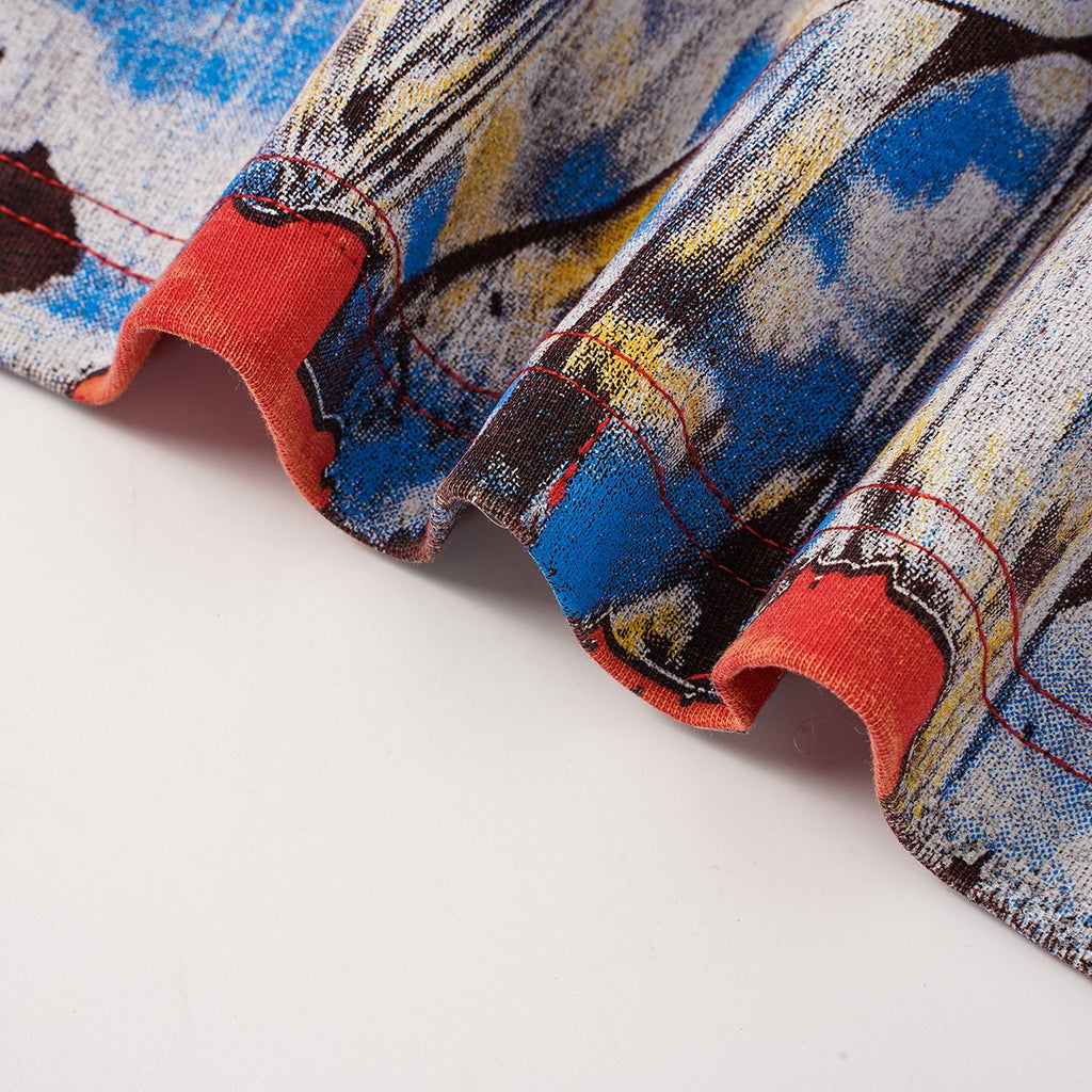 Godspeed Rock Graphic Acid-Wash T-Shirt