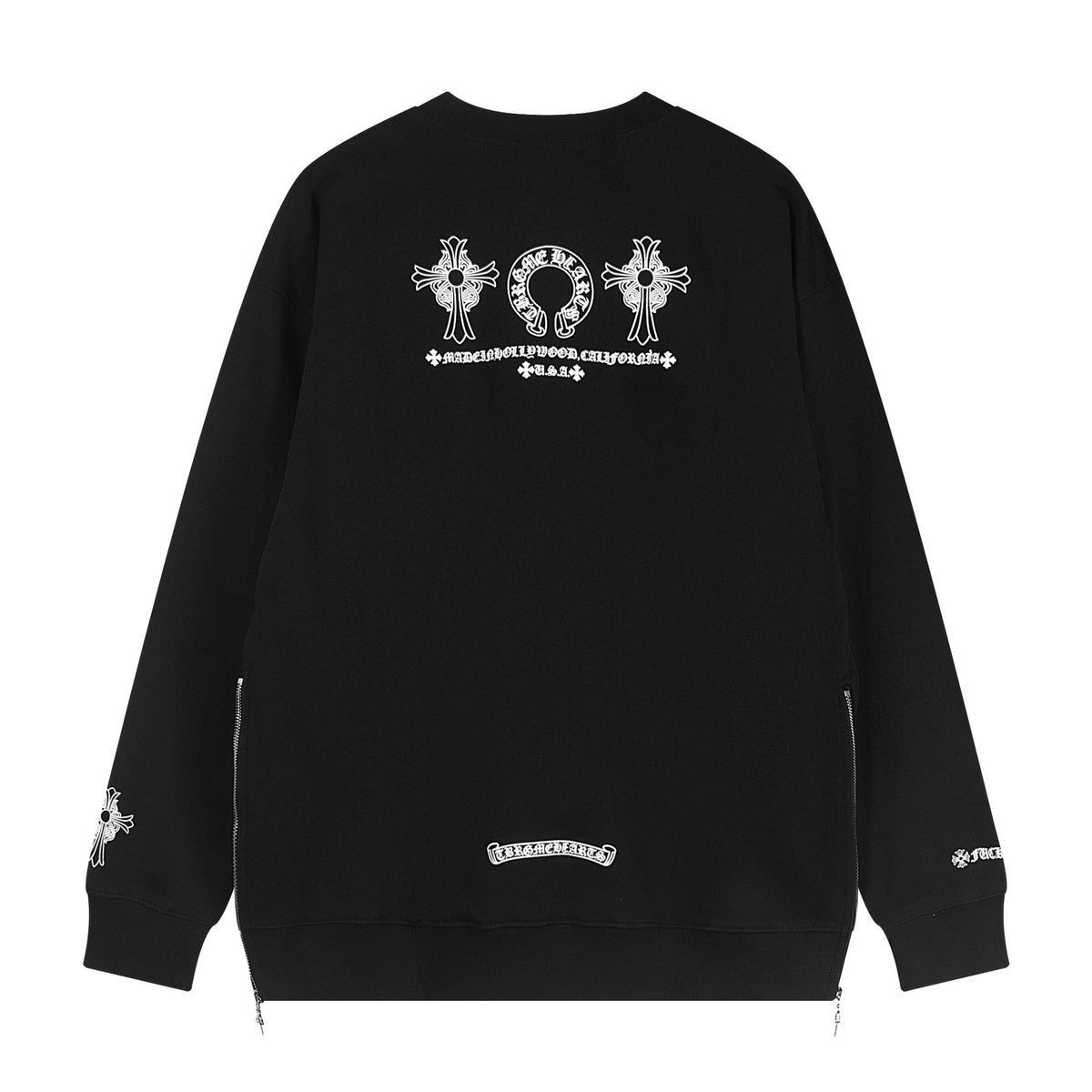 Chrome Hearts Horseshoe Graphic Crewneck Sweatshirt