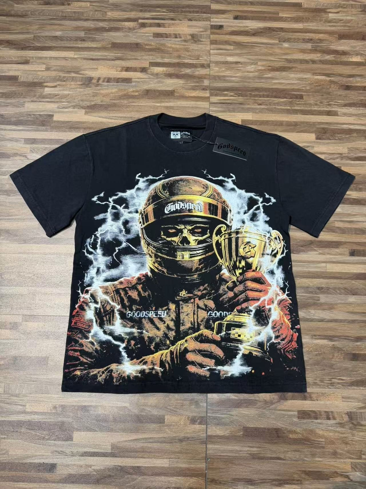 Godspeed Racing Skull Trophy Graphic T-Shirt