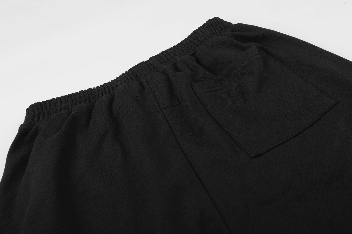Sp5der Black Red & Yellow Graphic Shorts