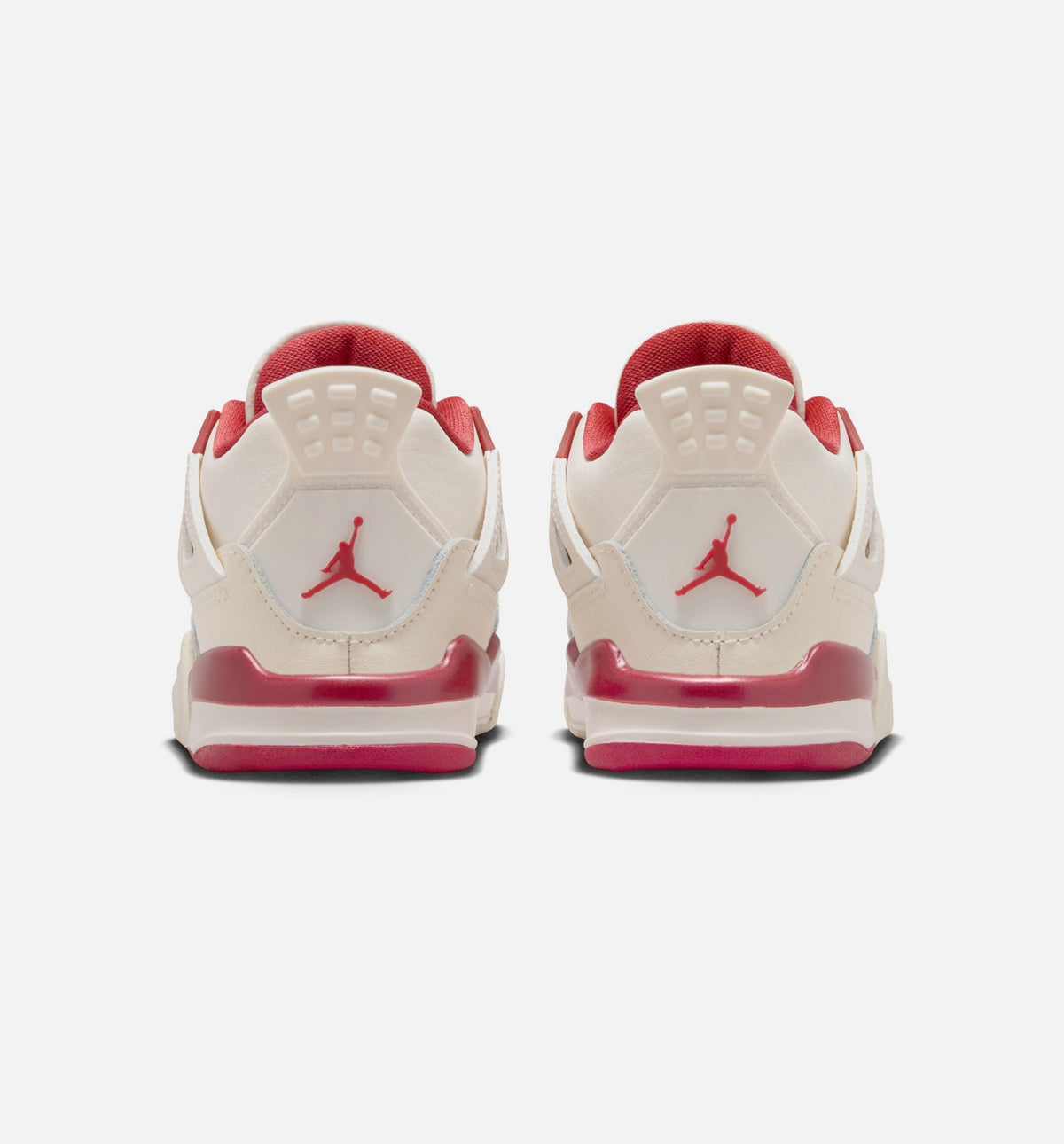Air Jordan 4 Retro Valentine's Day Infant & Toddler Lifestyle Shoe - Pale Ivory/Sierra Red/Tough Red