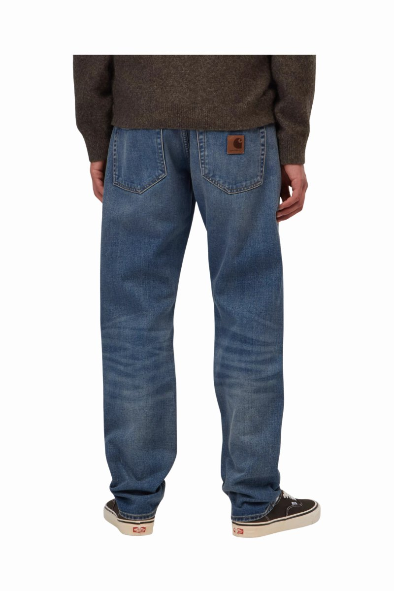 CARHARTT WIP KLONDIKE PANT Blue Dark Used Wash