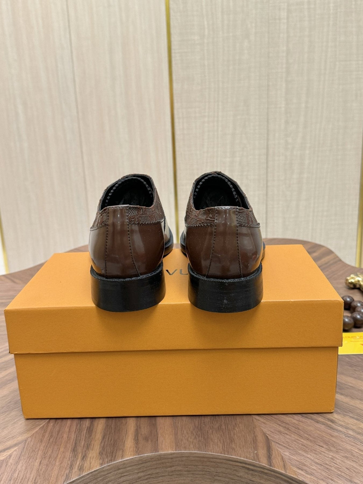 Louis Vuitton Men's Textured Vamp Lace-Up Dress Shoes