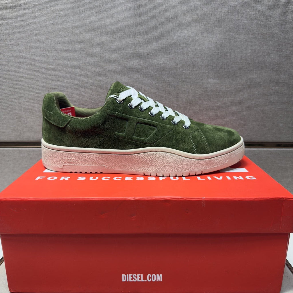 Diesel Men's Low-Top Lace-Up Sneakers - Mesh-Lined Interior